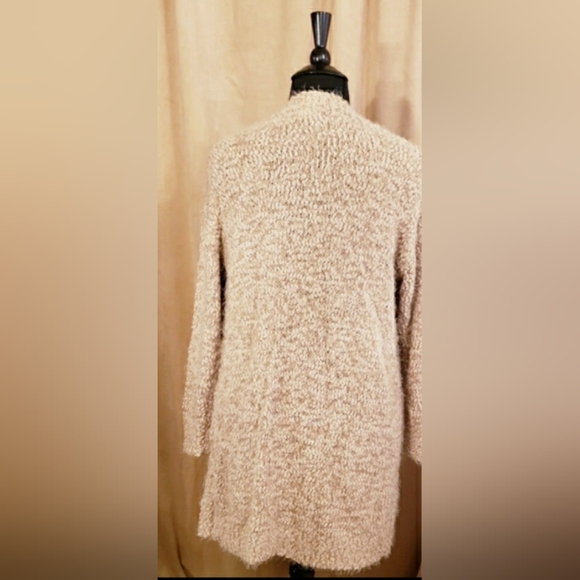 PINK LILY TEXTURED DUSTER CARDIGAN - Picture 6 of 11